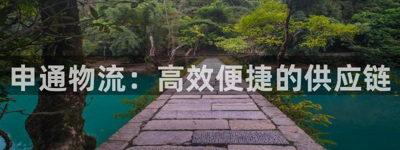 ,优游国际里的财神：申通物流：高效便捷的供应链